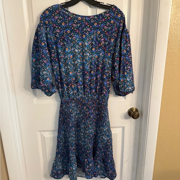 Sandro Spinelle Floral Print Cutout Back Dress Women’s size 40 NWT - Picture 3 of 5